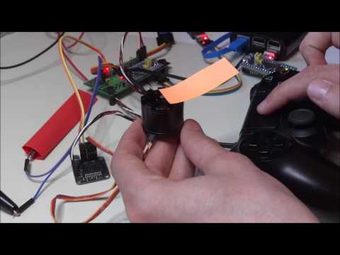 PS4 Raspberry pi and STM32 BLDC Speed and Position Control
