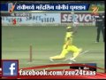 Zee24taas champions league  mahendrasingh dhoni 5 six in 1 over