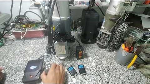 Hướng dẫn học lệnh remote cửa cuốn các loại