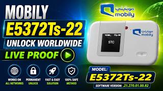 Mobily E5372Ts-22 Unlock Globally | Live Proof | All SIM Supported | Soft Version 21.270.01.00.82 screenshot 2