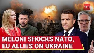 'Won't Leave Trump': Meloni Breaks Ranks With EU? Refuses To Support Ukraine Plan Of France, UK