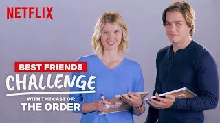 The Order Best Friends Challenge | Jake & Sarah (Jack and Alyssa) | Netflix