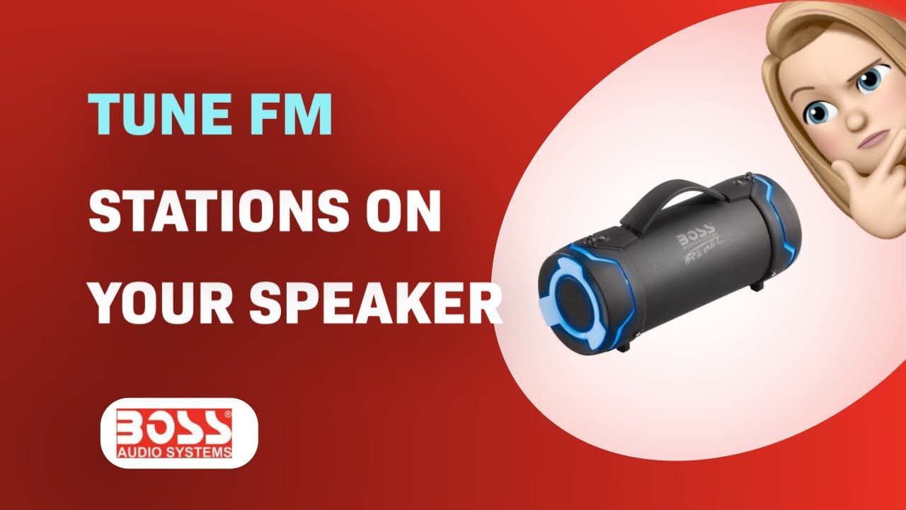 How to Properly Tune FM Stations on Your Boss TUBE Speaker YouTube