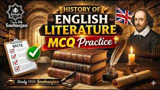 25 MCQ from ENGLISH LITERATURE || UGC NET/ PG ENTRANCE || 2026@studywithsnehanjanTM