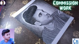 How to draw Commission work portrait//Timelapse//|Suraj Arts Sadat|