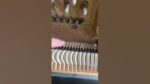 How to fix the bass sound muting issue in an upright piano (DIY).