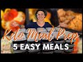 Keto Meal Prep | 5 Easy Meals | Meal Prep for Weight loss
