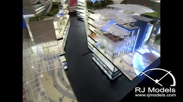 Interactive architectural model -Parted in the middle model dynamic display-RJ Models