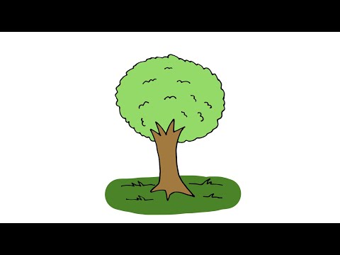 Как се рисува дърво по лесен начин