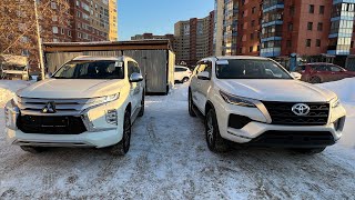 Toyota Fortuner или Mitsubishi Pajero Sport, что купить за 4.100.000 рублей?