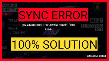 100% solution to SYNC ERROR - Asphalt 9 Legends