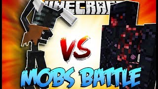 💀 ปีศาจเเห่งความตาย vs Obsidian โกเล็มยักษ์!?! | Minecraft - Mobs Battle