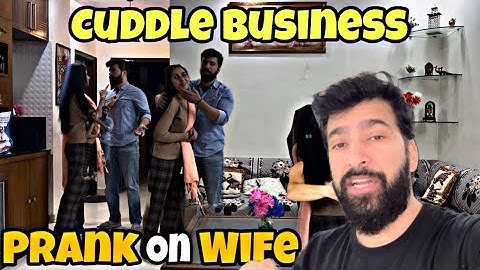 Cuddle Business Prank | Prank On Wife | Darsh Chhikara