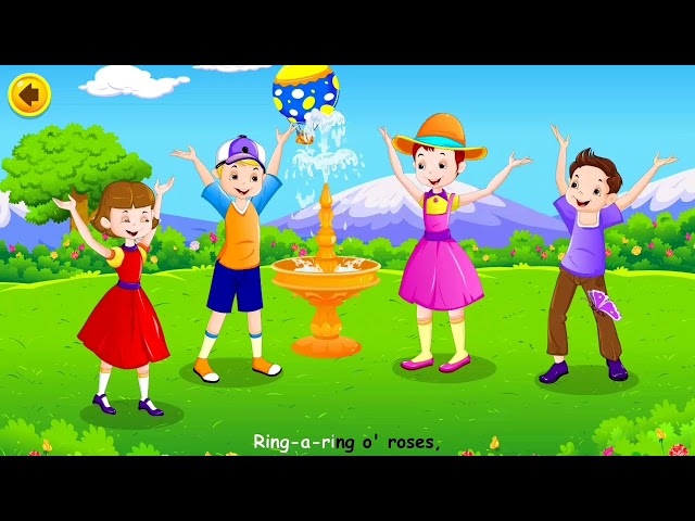 Ring A Ring O Roses | Nursery Rhymes App for Kids - Android, iPhone and iPad
