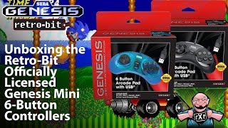 Unboxing the Retro-bit 6 button Wired Arcade Controller for the Sega Genesis Mini The Six Button Genesis Controller Upgrade