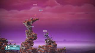 The reason why Mega Punch is so great #1 | Worms W.M.D gameplay