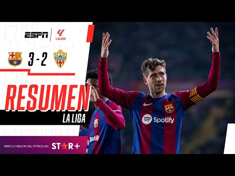 Estadísticas de ud almeria contra fc barcelona