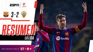 ¡TRIUNFAZO CULÉ Y PARTIDAZO TOTAL CON DOBLETE DE SERGI ROBERTO | Barcelona 3-2 Almería | RESUMEN