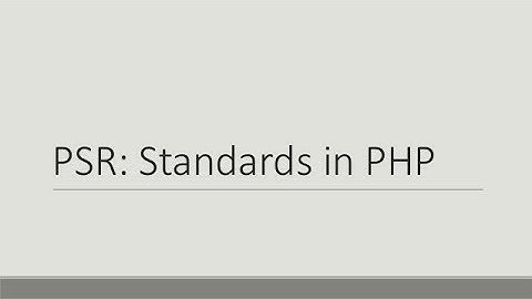 PHP Standards Recommendation (PSR) explained | Valuebound