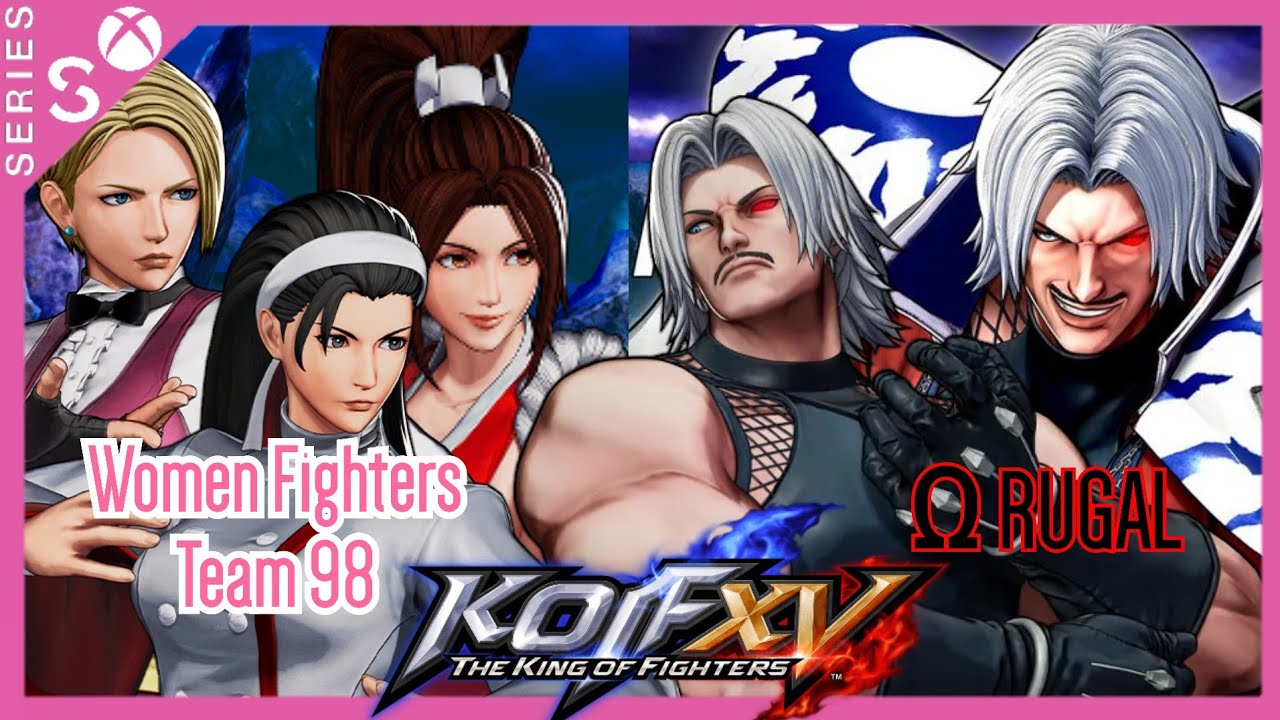 KOF XV - Women Fighters 98 vs Ω Omega Rugal - YouTube