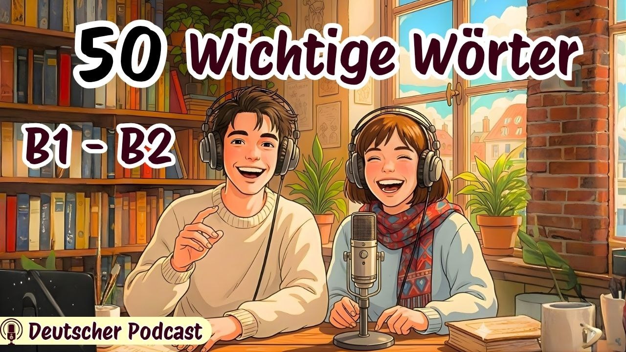 50 wichtige deutsche Wörter für B1–B2 | DOCH, GENAU, EIGENTLICH einfach erklärt