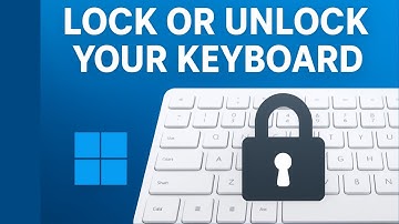 Hoe u het toetsenbord in Windows 11 vergrendelt en ontgrendelt