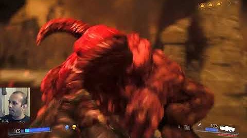 DOOM 2016 Ultra-Violence! on Linux using Steam Play Gameplay | Linux Gaming