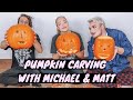 PUMPKIN CARVING WITH MICHAEL &amp; MATT | Amy-Jane Brand