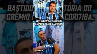 Bastidores da vitória do Grêmio contra o Coritiba .#gremio #grenal #futebol @Gremio 📸