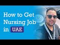 How to get a Nursing job in UAE for Nepali Nurses.