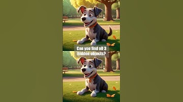 Can You Spot All 3 Hidden Objects? 🐶 Only 1% Can! #Shorts