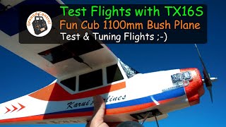 Fun Cub 1100mm Wingspan Bush Plane EPO Kit - Test & Tuning Flights with the RadioMaster TX16S ;-)