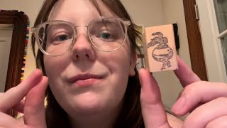 ASMR: Soft-Spoken Stamp Haul! (Wood Sounds, Rambling, Tapping, Hand Sounds, General Chaos)