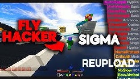 MichaelXF - Hacking on Hypixel with Sigma 5.0 FAST FLY (Watchdog is the best anticheat ever)