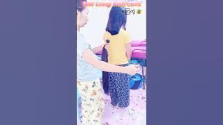 Long Hair Cut Myanmar Girl