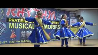 Group Kathak by Rhythm Students