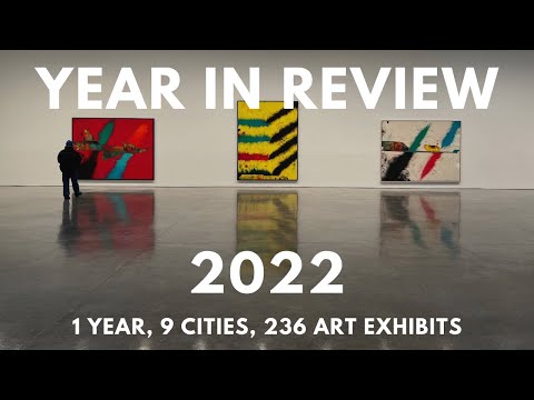 poster for ALL of the art exhibitions I saw in 2022