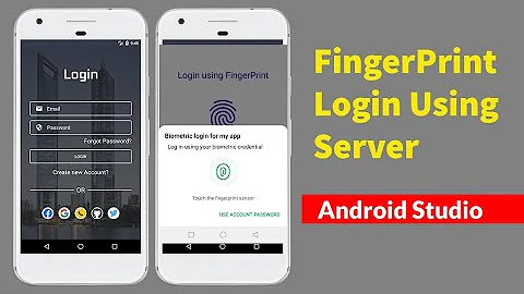 Android Fingerprint Authentication Using Server  - Firebase Login Using  Fingerprint Android Studio