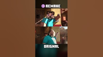 Remake VS ORIGINAL: Minecraft Movie FULL Trailer Remake Comparison
