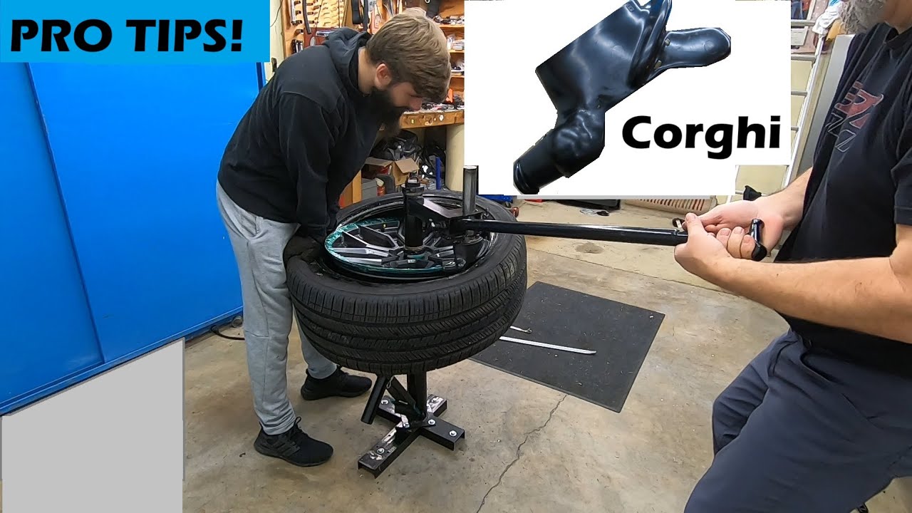 New Harbor Freight Manual Tire Changer WORLD RECORD! 22x10s With a New Duckhead Review. Corghi HEAD!