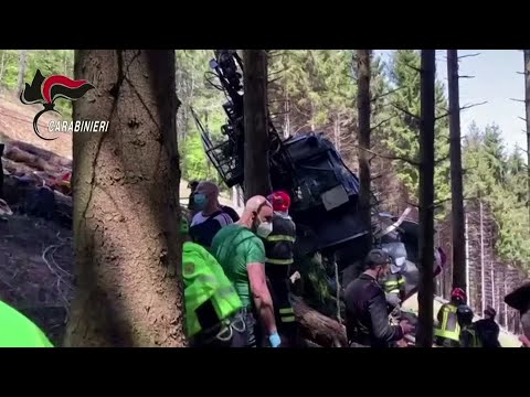 Italian cable car crash kills at least 13, injures three