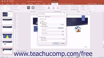PowerPoint 2016 Tutorial Inserting Actions Microsoft Training