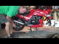 Removing Rear Tire off Ninja 500 R Motorcycle