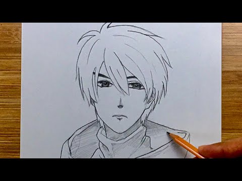 Video Vẽ tranh hoạt hình đơn giản #89 | cách vẽ anime boy... - youtube