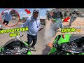 Ajj toh apni zx10r seized ho jati  zx10r burnout in public 