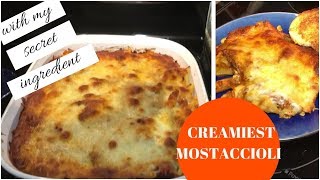 Creamiest baked mostaccioli | with my secret ingredient dinner idea
2019