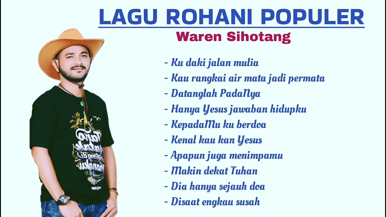 Lagu Rohani Populer Waren Sihotang 