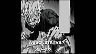 Garou Absolute Evil Edit #onepunchman #garou