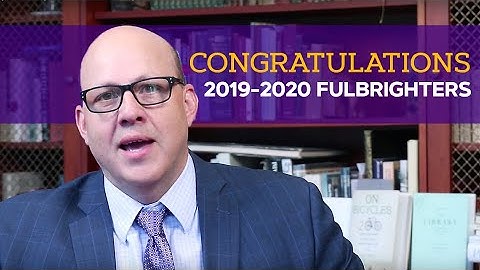 Send-off from the Dean | Study and Service Abroad | Fulbright Program