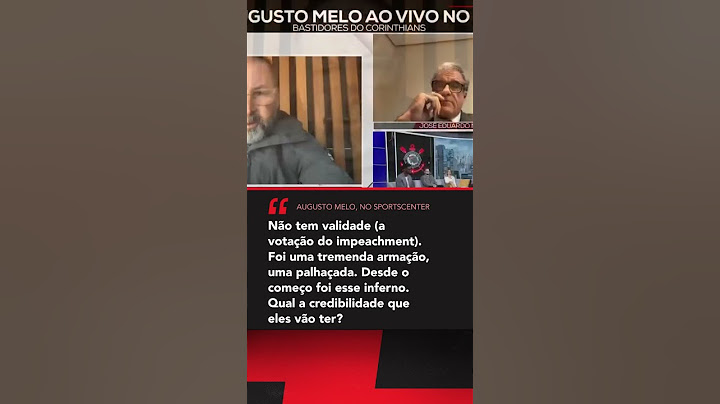 Augusto Melo comentou sobre a votação do impeachment. #shorts